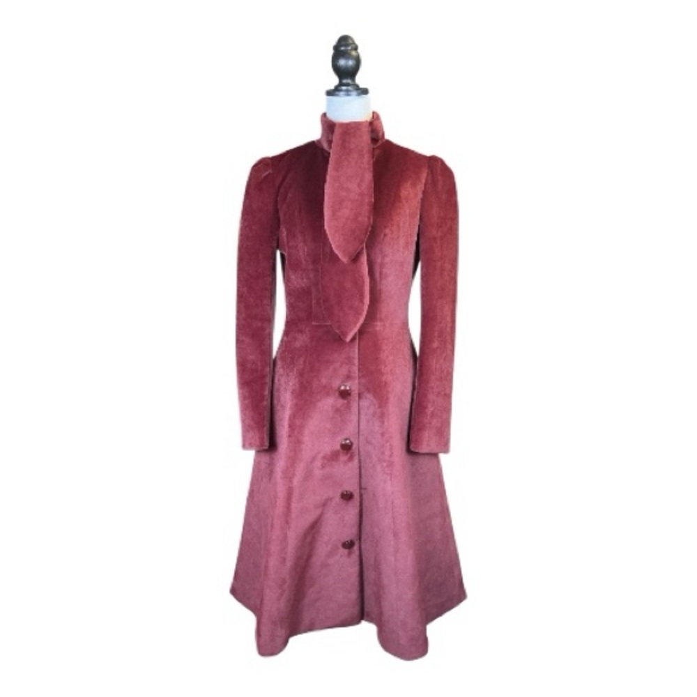 ModCloth x Collectif Retro Gothic Whimsigoth Dark Academia Regencycore Coat S - Picture 2 of 8